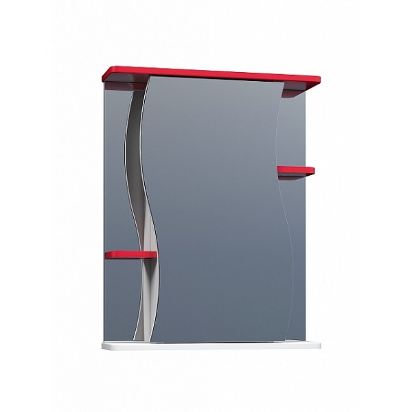 Шкаф зеркальный Alessandro 3 - 550 красный