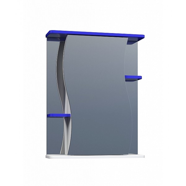 Шкаф зеркальный Alessandro 3 - 550 синий