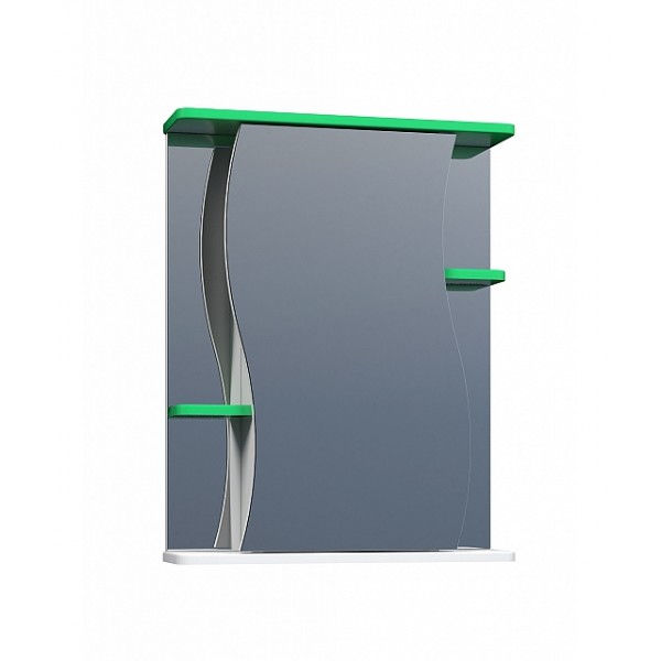 Шкаф зеркальный Alessandro 3 - 550 зеленый