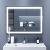 Зеркало для ванной Uperwood Tanos (80*80 см, LED подсветка, сенсорный выключатель, антизапотевание)